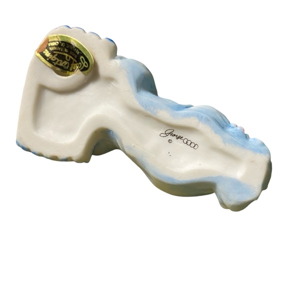 Vintage Little Sleeping Baby Boy Figurine George Good Josef Originals Ceramic - Picture 7 of 11